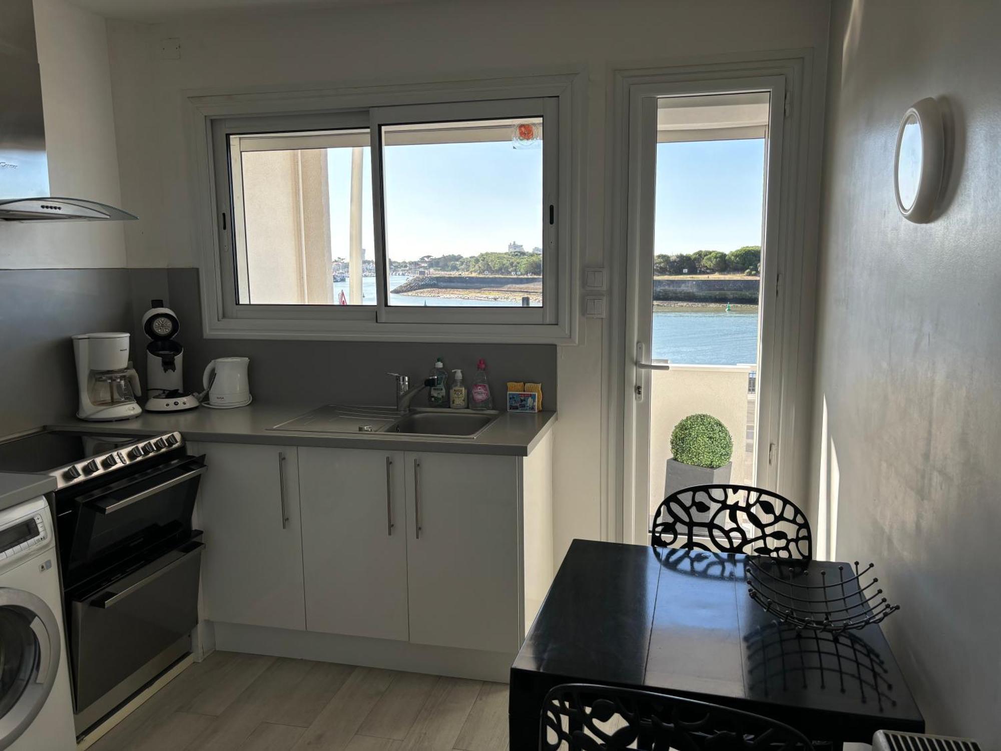 Ferienwohnung Vue Panoramique Port Et Ocean Saint-Gilles-Croix-de-Vie Exterior foto