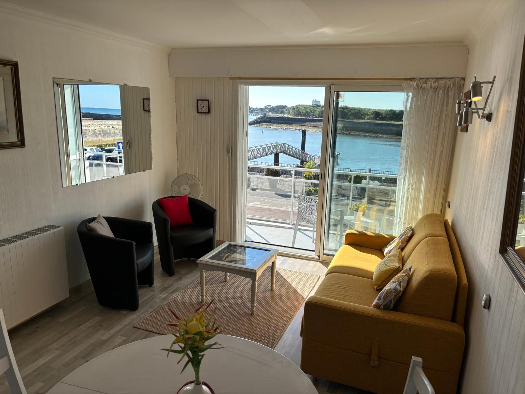 Ferienwohnung Vue Panoramique Port Et Ocean Saint-Gilles-Croix-de-Vie Exterior foto